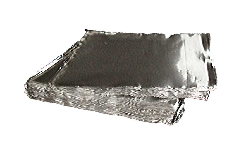 Tin Foil Squares Standard Weight 50 x 50mm pack of 1500